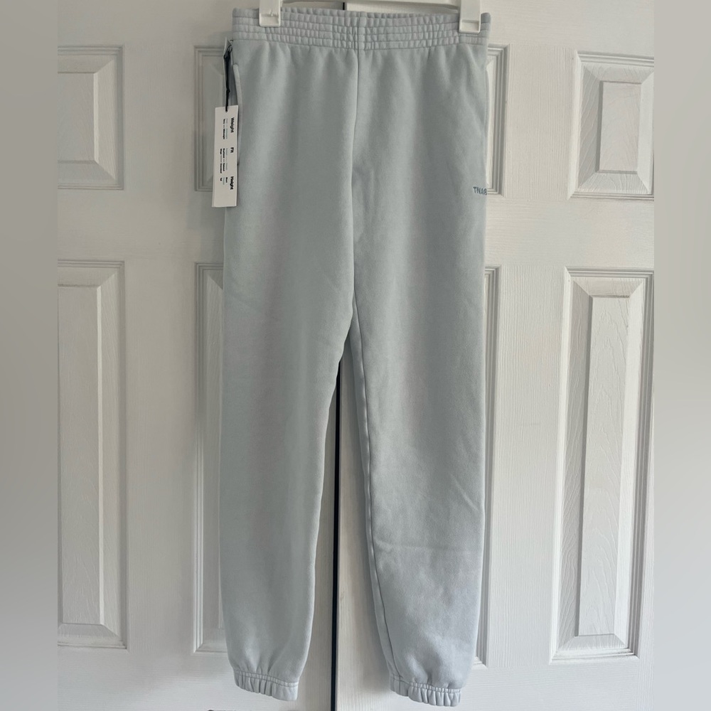 Aritzia TNA Sweat-fleece Glacier Blue Joggers! Brand Never Worn with Tags!